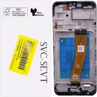 Samsung A025G / Galaxy A02s Frontcover + Lcd + Touch Black Original (Service Pack)