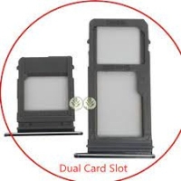 Samsung Galaxy A5 2017 / A520F (Set 2pcs) Double + Single Sim + Memory Card Tray Black Original
