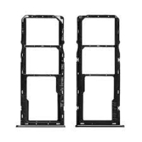 Samsung Galaxy A22 4G / A225F / A22 5G / A226B Dual Sim Tray Holder Black Original (Service Pack)