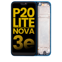 Huawei P20 Lite Frontcover + Lcd + Touch BLUE REFURB. (as New) Original