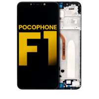 Xiaomi Pocophone F1 Frontcover + Lcd  (IPS) + Touch Black Grade A