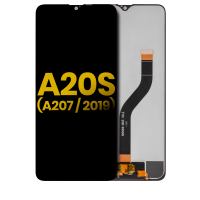 Samsung Galaxy A20s / A207F  Lcd + Touch (NO FRAME) Black Grade A