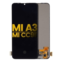 Xiaomi Mi A3  Lcd (NO FINGERPRINT) + Touch (NO FRAME)  Black Grade A (HQS - WARRANTY AFTER INSTALLATION) .note.