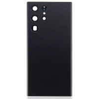 Samsung Galaxy S22 Ultra 5G / S908B Battery Cover + Camera Lens (NO LOGO) Black Grade A