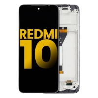 Xiaomi Redmi 10 Frontcover + Lcd (IPS) + Touch Tarnish Black Grade A