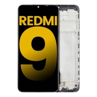 Xiaomi Redmi 9 Frontcover + Lcd (IPS) + Touch Black Grade A