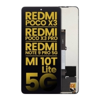 Xiaomi Poco X3 / Poco X3 Pro / Mi 10T Lite 5G Lcd (IPS) + Touch (NO FRAME) Black Grade A