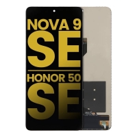 Huawei Nova 9 SE  Lcd + Touch Black Grade A (HQS - WARRANTY AFTER INSTALLATION) .note.