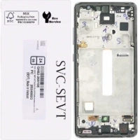 Samsung Galaxy A52s 5G / A528B Frontcover + Lcd Green / Mint Original (Service Pack)