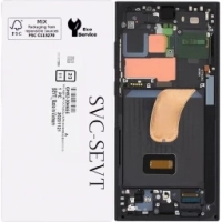 Samsung Galaxy S23 Ultra 5G / S918B Frontcover + Lcd + Touch Black Original (Service Pack)