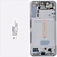 Samsung Galaxy S22 Plus 5G / S906B Frontcover + Lcd + Touch White / Cream / Sky Blue Original (Service Pack)