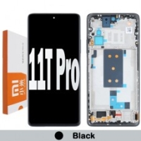 Xiaomi 11T Pro Frontcover + Lcd + Touch Black Original (Service Pack)