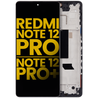 Xiaomi Redmi Note 12 Pro 5G / Poco X5 Pro 5G Frontcover  + Lcd + Touch Black Grade A