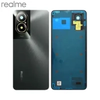 Realme C67 4G Battery Cover + Camera Lens Cross Black Original (Service Pack)