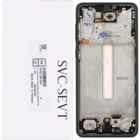Samsung Galaxy A33 5G / A336B Frontcover + Lcd + Touch Black Original (Service Pack)