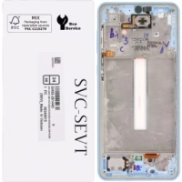 Samsung Galaxy A33 5G / A336B Frontcover + Lcd + Touch Blue Original (Service Pack)