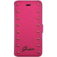 iPhone 6 Plus / 6S Plus Book GUESS Leather Case Pink / Rose
