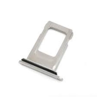 iPhone XS Max Sim Tray Holder Silver / White