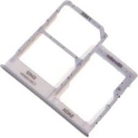 Samsung Galaxy A41 / A415F Dual Sim + Memory Card Tray Silver / White Original (Service Pack)