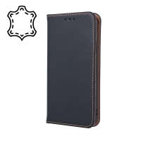 Samsung Galaxy S23 PLUS 5G / S916B Book Genuine Leather Sunshine Case Black