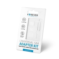 FOREVER Adaptors Nano / Micro / Regular / Eject tool (4 in 1)