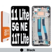 Xiaomi 11 Lite 5G NE (New Edition) Frontcover + Lcd + Touch Black Original (Service Pack)