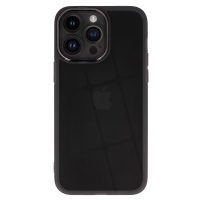 iPhone 13 Pro Silicone Protective Lens Case Black / Transparent