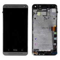 HTC One M7 Frontcover + Lcd + Touch Black Original