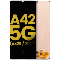 Samsung A426B / Galaxy A42 5G  Lcd  + Touch Black (NO FINGERPRINT) Grade A (HQS - WARRANTY AFTER INSTALLATION) .note.
