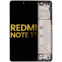 Xiaomi Redmi Note 13 5G Frontcover + Lcd  (TFT) + Touch Black (NO FINGERPRINT) Grade A