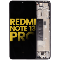 Xiaomi Redmi Note 13 Pro 5G / Poco X6 5G Frontcover + Lcd (OLED) + Touch BLACK Grade A+