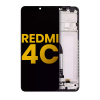 Xiaomi Redmi 14C Frontcover + Lcd (IPS) + Touch Black / Gray Grade A