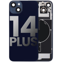 iPhone 14 Plus Back Cover Magsafe + Camera Lens Black Midnight Grade A