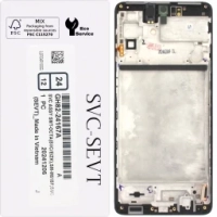 Samsung M515F / Galaxy M51 Frontcover + Lcd + Touch Black Original (Service Pack)