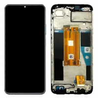Realme C61 / C63 4G Frontcover + Lcd + Touch Black Grade A
