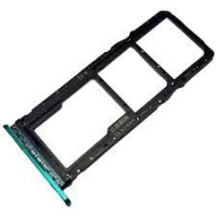 Huawei P40 Lite E Dual Sim + Memory Card Tray Holder Aurora Green Original (Service Pack)