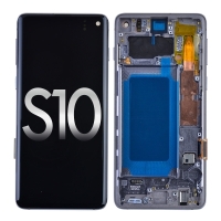 Samsung Galaxy S10 / G973F Frontcover + Lcd (OLED) + Touch + Black Grade A