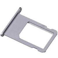 iPhone 6S Plus Sim Tray Holder Grey / Black Grade A