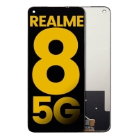Realme 8  5G  Lcd + Touch (NO FRAME) Black Grade A