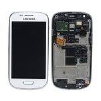 Samsung i8200 / Galaxy S3 Mini VE Frontcover + Lcd + Touch White Original (Service Pack)