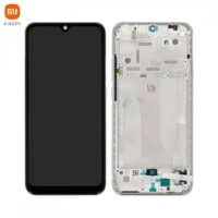 Xiaomi Mi A3 Frontcover + Lcd + Touch Silver / White Original (Service Pack)