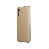 iPhone 14 PRO MAX Silicone Metallic Case Gold