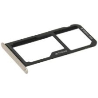 Huawei P8 LITE 2017 / P9 LITE 2017 Sim + Memory Card Tray Holder Gold Original (Service Pack)