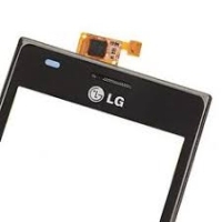 LG E610 / L5 Frontcover + Touch Black HQ