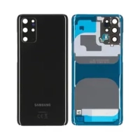 Samsung Galaxy S20 Plus / G985F / G986B Battery Cover + Camera Lens Cosmic Black  Grade A
