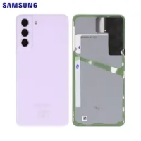 Samsung Galaxy S21 FE 5G / G990B Battery Cover + Camera Lens Violet / Purple Original (Service Pack)