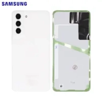 Samsung Galaxy S21 FE 5G / G990B Battery Cover + Camera Lens White Original (Service Pack)
