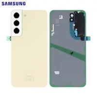 Samsung Galaxy S22 5G / S901B Battery Cover + Camera Lens  Cream Original (Service Pack)