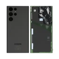 Samsung Galaxy S22 Ultra 5G / S908B Battery Cover + Camera Lens Black  Grade A