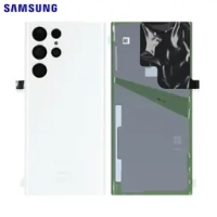 Samsung Galaxy S22 Ultra 5G / S908B Battery Cover + Camera Lens White Original (Service Pack)